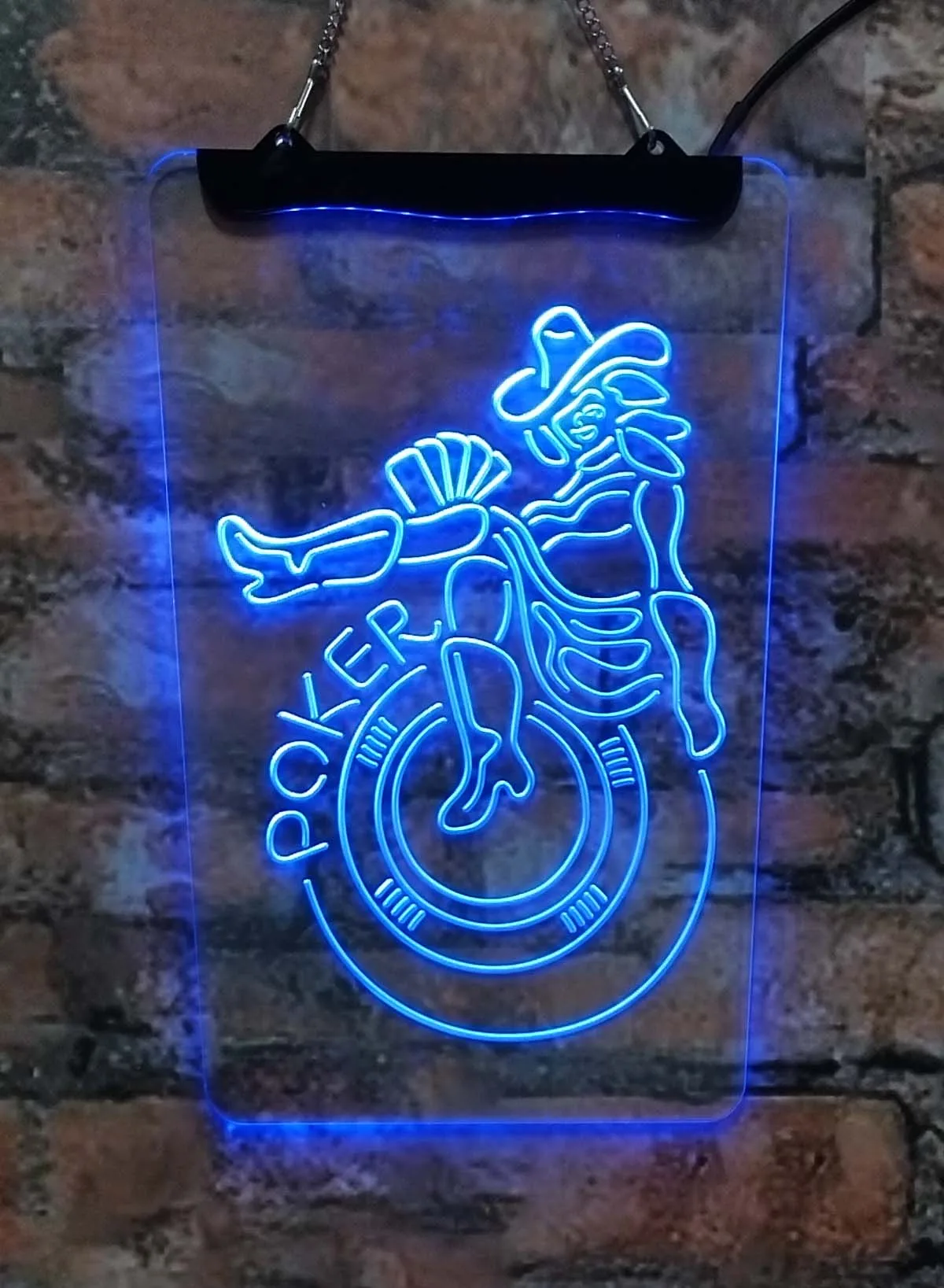 Casino, poker, game room, Bar LED neon signs -3D interior decorative wall art, suitable for various KTV entertainment venues