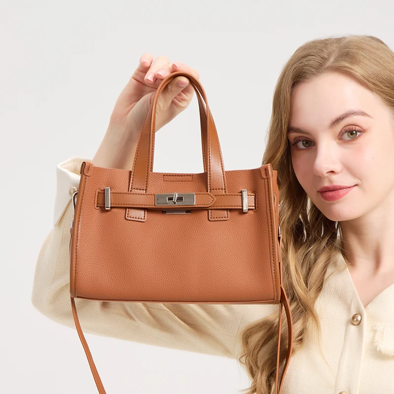 Borsa a tracolla in pelle di vacchetta per donna 2026 mini borsa Borse in vera pelle di qualità di lusso Borse a tracolla a tracolla da donna alla moda
