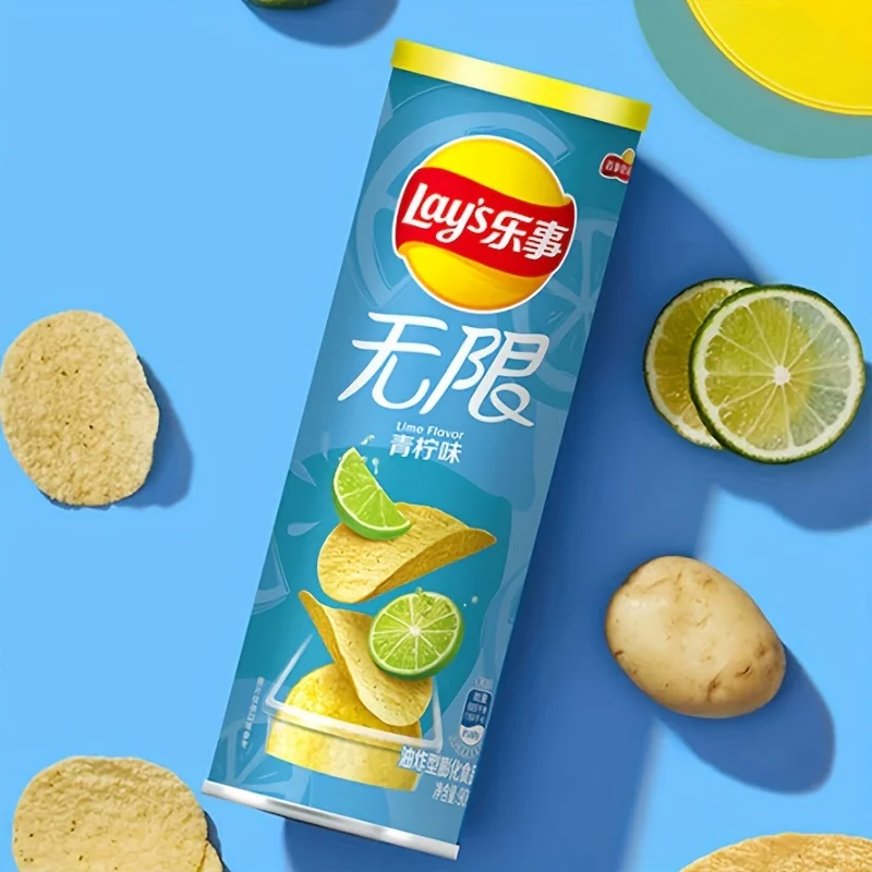 Keripik Kentang Kaleng Lay 3,18oz(90g)*12 Bungkus