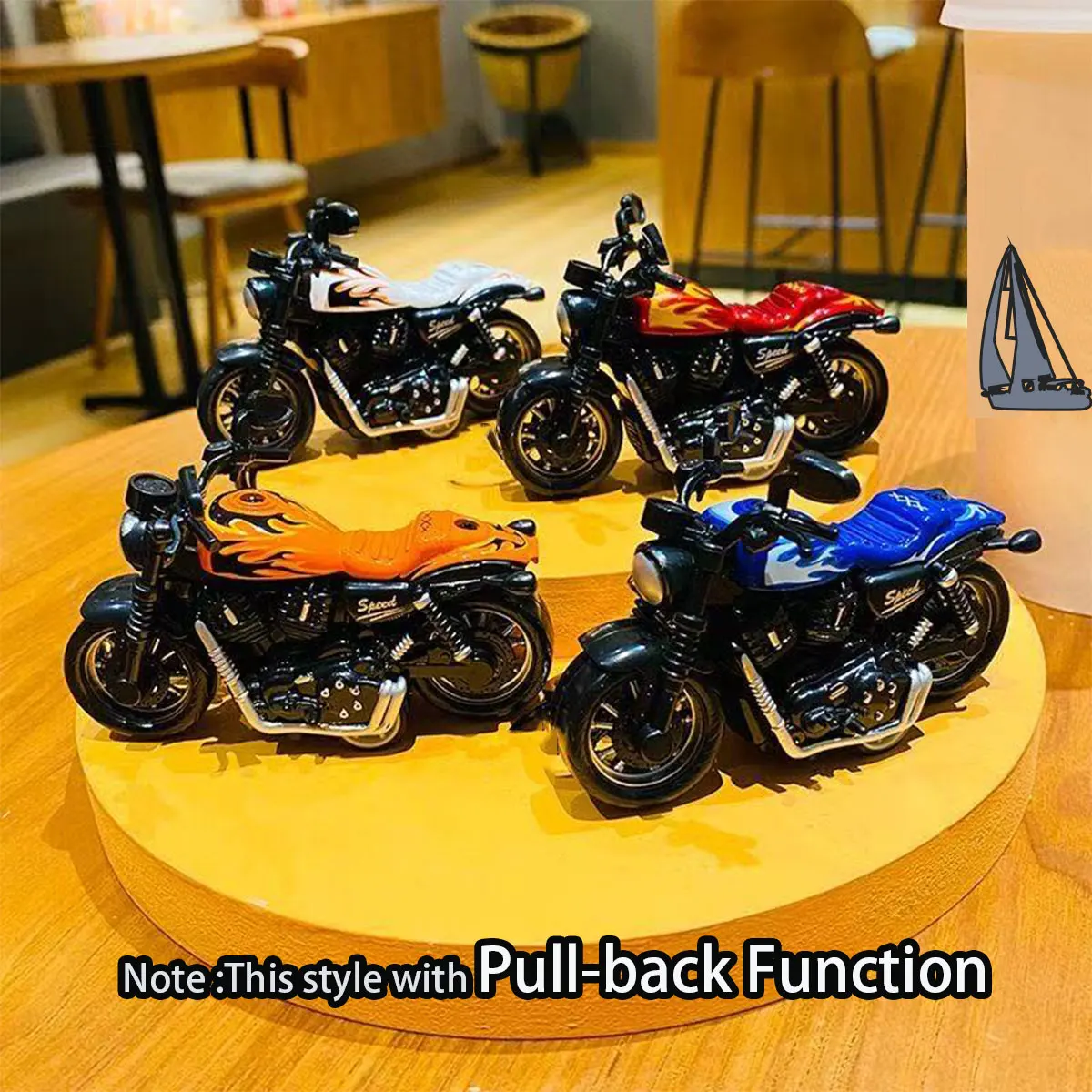 Jouets de modèle de moto, 1 pièce, Mini véhicules, accessoires de décoration pour garçon, voiture en alliage, cadeaux d'anniversaire pour enfants 26 Jouets de modèle de moto, 1 pièce, Mini véhicules, accessoires de décoration pour garçon, voiture en alliage, cadeaux d'anniversaire pour enfants 26
