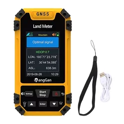 Handheld Land Area Meter Handheld Land Meter Shockproof 2.4in Color Display GPS Dust Proof for Farmland Agricultural Machinery