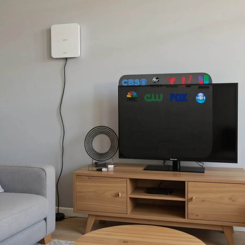 

Внутренняя антенна для телевизора HDTV для 4K 1080P, Amplificado de Largo Alcance Hasta 3600 Millas, цифровая антенна