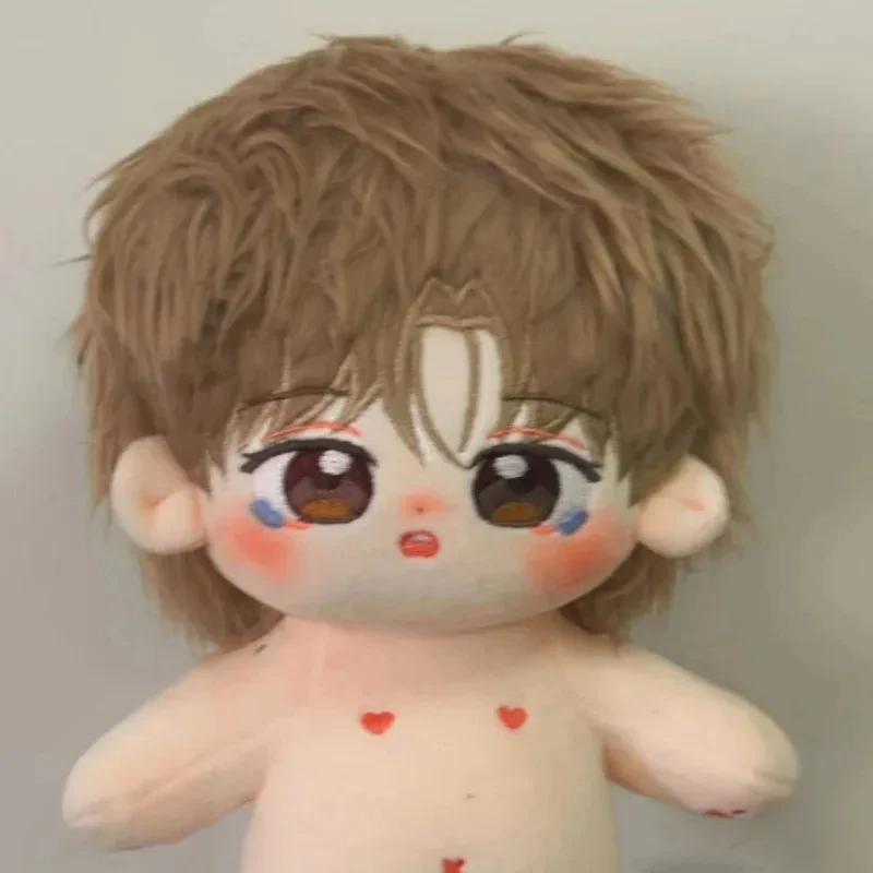 

Kim Dan Jinx Handsome Boy Plush Doll Cotton Stuffed Nude Body 20CM Anime Dress Up Clothes Plushies Toys Mascot