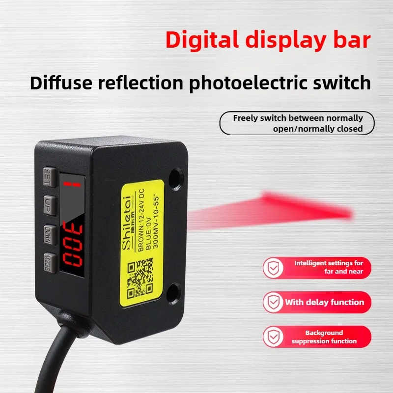 SX-LRZ2000 sensor fotolistrik digital lampu strip deteksi area titik sensor deteksi sabuk konveyor