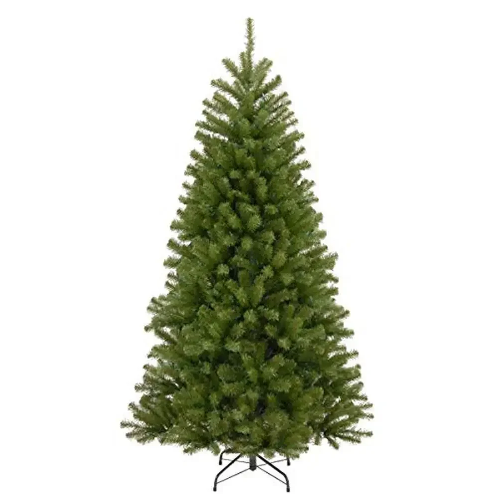 Green North Valley Spruce Artificial Christmas Tree 7.5ft Pre-Lit Stand Included Full Bodied Lifelike Branch Tips Easy Setup