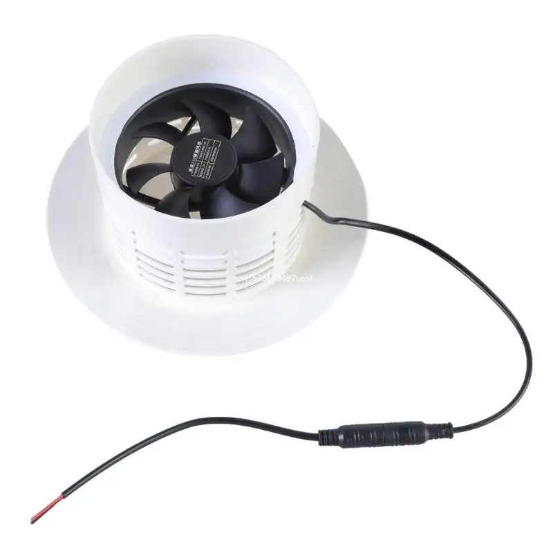 Quiet Operation Bathroom High Speed Air Vent Solar 12V 3W Exhaust Fan Suitable for Effective Dehumidification & Airflows