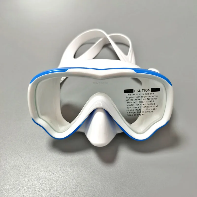 New large frame children's diving goggles Youth silicone diving mask outdoor snorkeling swimming mask small face free diving