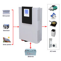 500W~7KW Inverter 12v 220v Solar Hybrid Off Grid Inverter 6KW 48V 96V To AC 110V 220V 230V 240V 6000 Watts Inverter Generator
