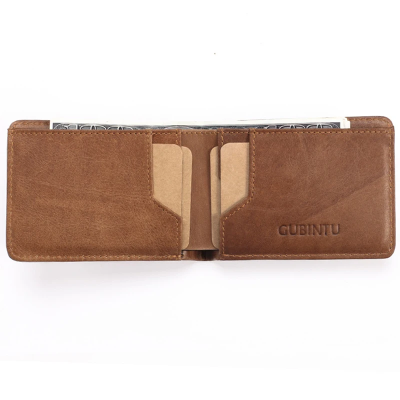 2025 New Gubintu Creative Wallet, Rfid Anti-Magnetic Multi-Functional Men's Us Dollar Wallet, Genuine Leather Wallet