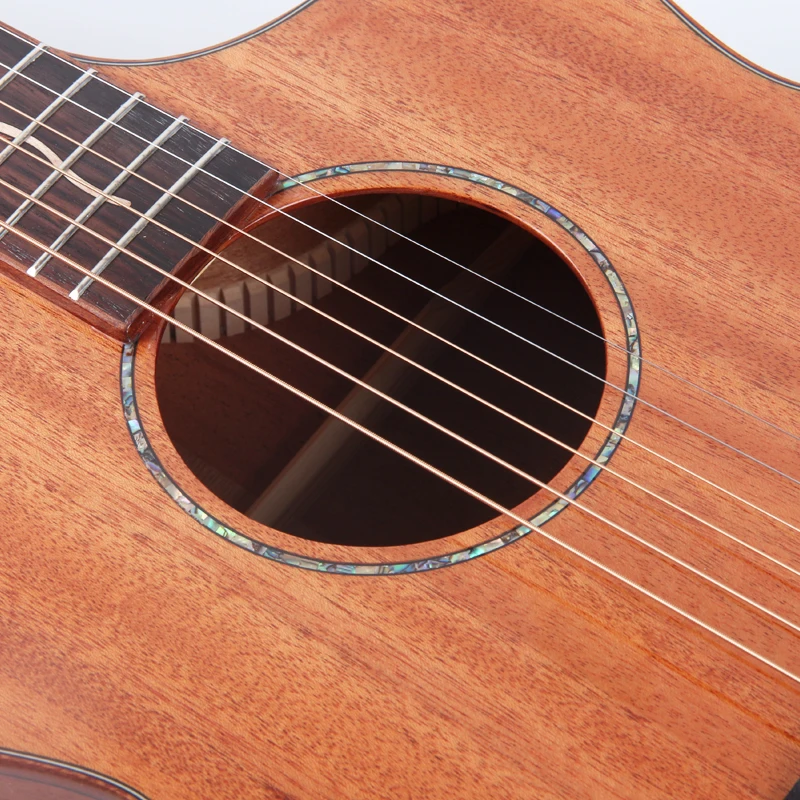 Hooqu 41 بوصة جيتار خشب الورد كوتاواي مع دبابيس ABS الماهوجني الخلفي/الجانب OEM المصنع مباشرة
