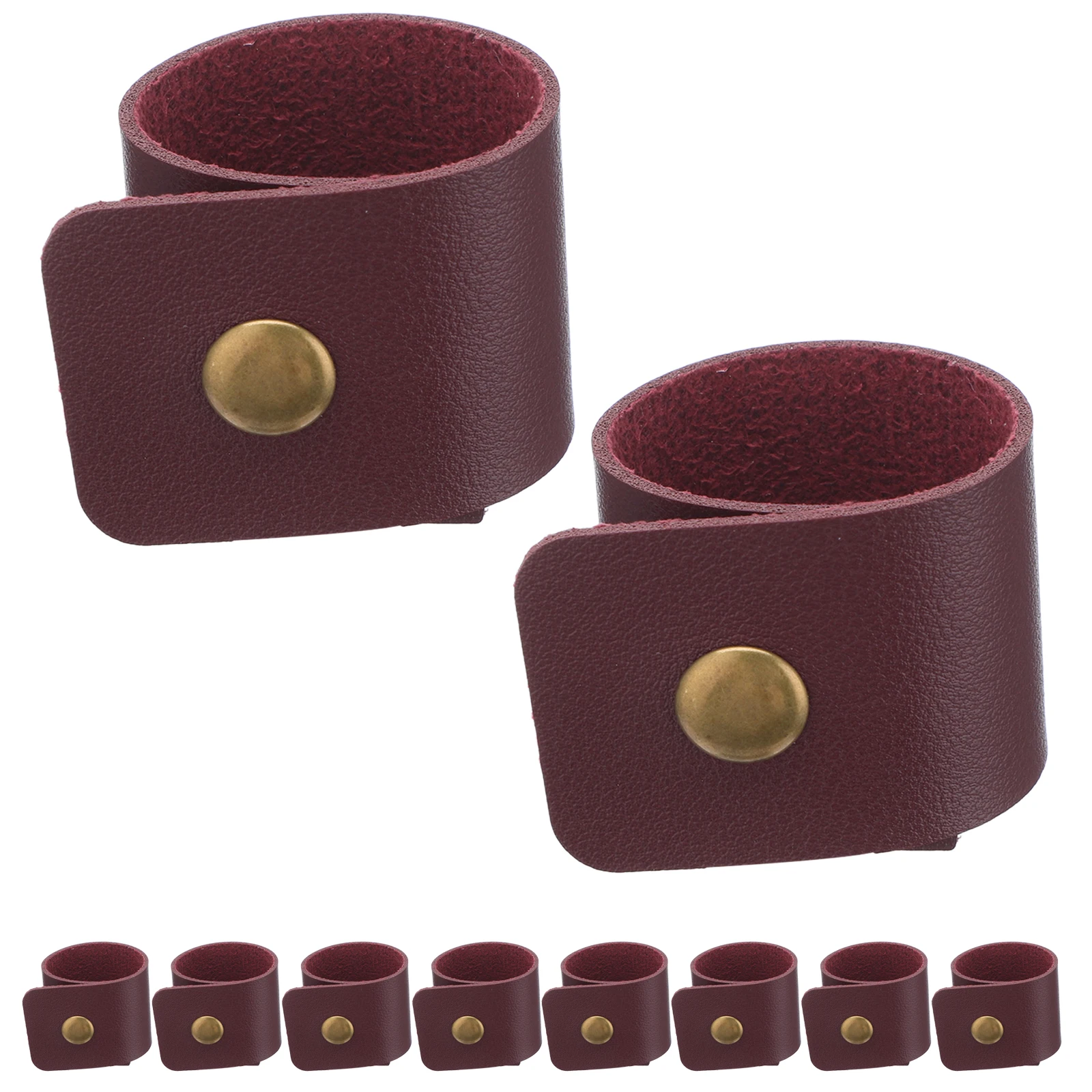 

12pcs Napkin Rings s Self Adhesive Boho Beads Modern European Style Material Soft Texture Strong