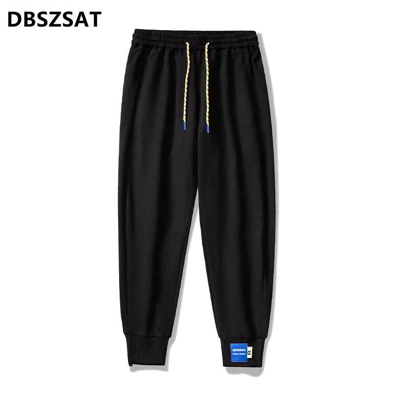 

Men's cotton pants sports tights Baichao brand spring and autumn young student couple loose casual pants men's 2022 pants