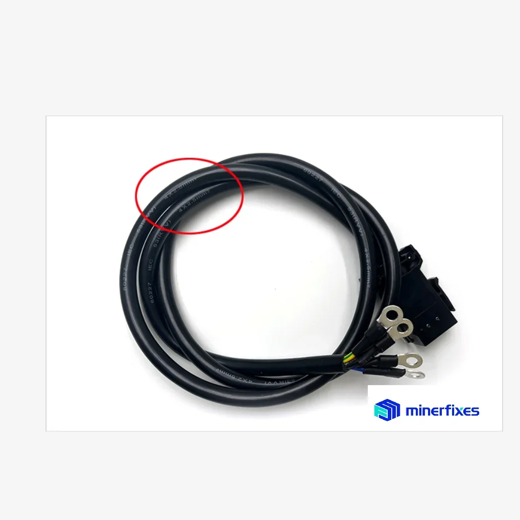 Antminer T21 P33 power cord  380V Power Wire Cable Power Extension Cord 4*2.5mm 5000W For Bitmain