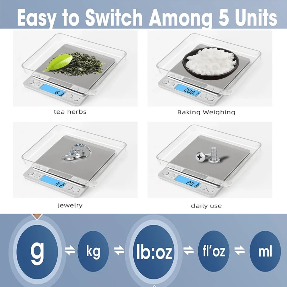 

Hot Sell Protable Multiple specifications of digital kitchen scales precision scales food and jewelry scales postal scales