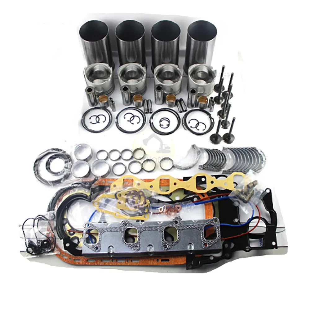 

4JB1 Engine Overhaul Rebuild Kit for Isuzu 2.8L Non-turbo Engine Mustang Bobcat 843 853 1213 960 2060 Loader Excavator Parts