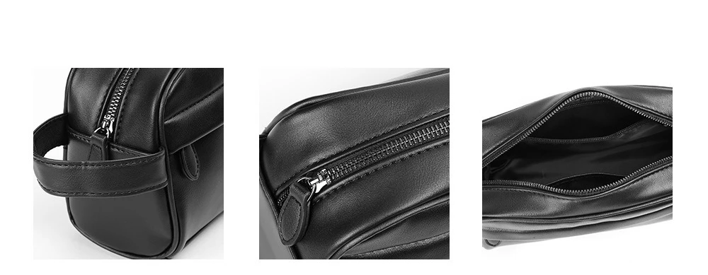 Nouvelle pochette d'affaires à la mode pour hommes, trousse de toilette décontractée Simple et de grande capacité, sac à main multifonctionnel pour hommes