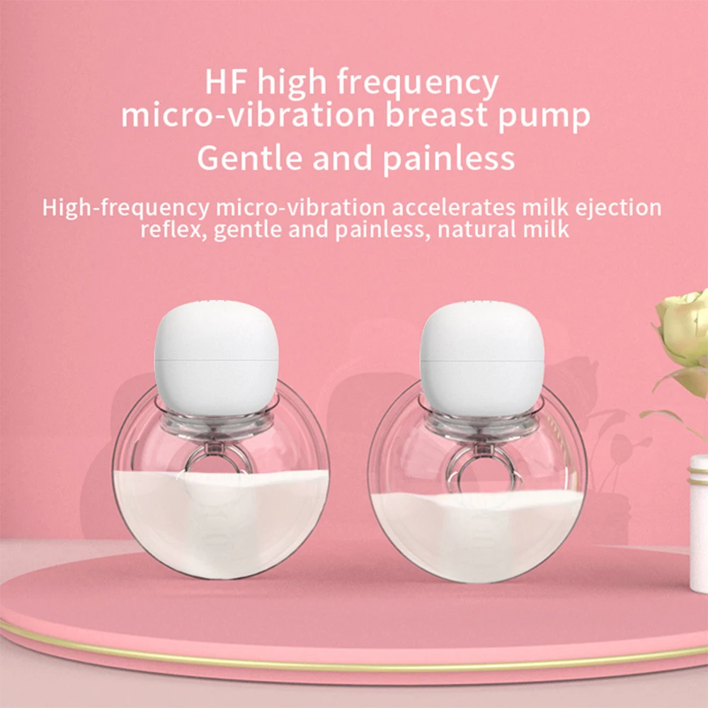 Remote Control Portable Electric Breast Pump USB Chargable Silent Wearable Hands-Free Portable Milk Milking Machine BPA Free