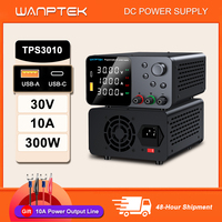 Wanptek Adjustable DC Power Supply 30V 10A LED Lab Bench Power Source Stabilized Switch Power Supply Voltage Regulator 60V 5A