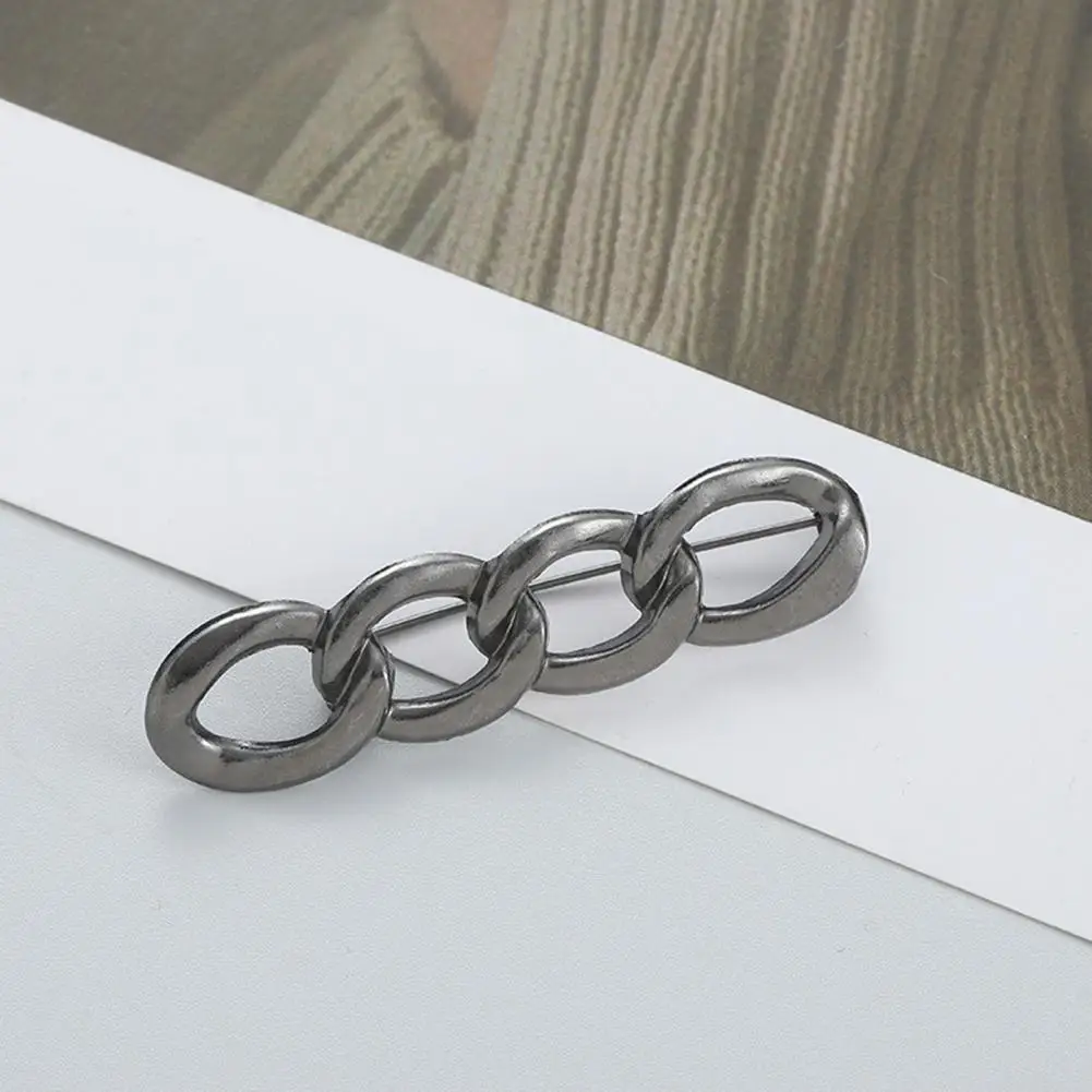 Chain Shape Brooch Decorative Chain Pin Waist Tightener Pin for Women Stylish Brooch Safety Pin for Jeans Dresses for Cardigans
