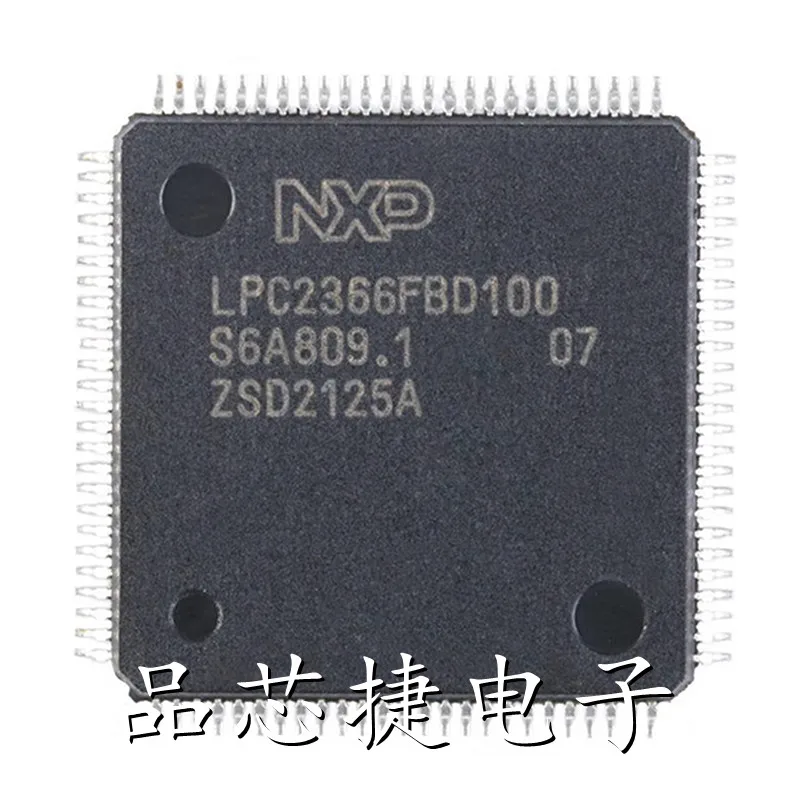 

1pcs/Lot LPC2366FBD100,551 Marking LPC2366FBD100 LQFP-100 Single-Chip 32-bit Microcontrollers; Up To 512kB Flash