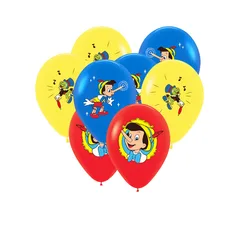 Pinooccho Doll Balloon Children's Birthday Supplies Baby Shower Kindergarten Holiday Party Idea Background Decoration Eventstyle