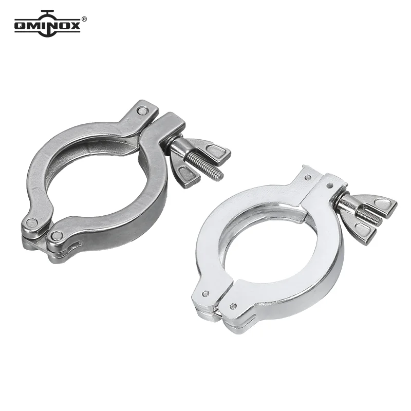 KF16/25/40/50 wing nut clamp set KF NW flanges clamps SS304 vacuum Clamp NW aluminum Clamp with SS304 center ring and FKM O Ring