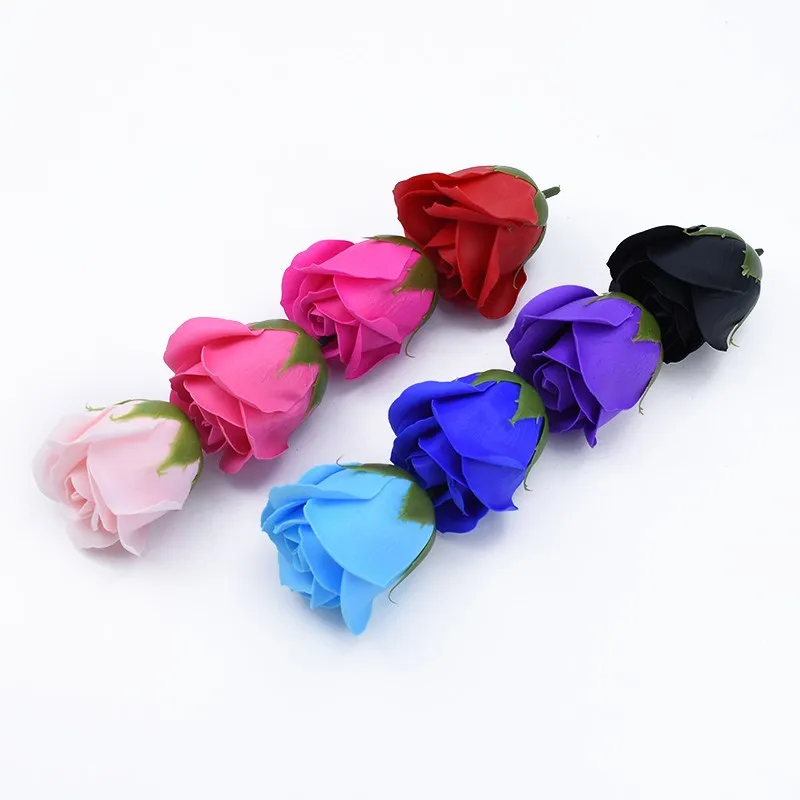 5/10 pcs Artificial Soap Flower Bathing Petals Wedding Decorative Bridal Accessories Clearance Home Decor Teddy Bear of Roses