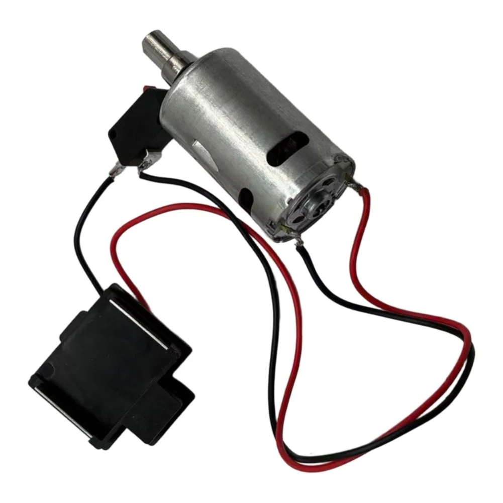 21V Motor Assembly Replacement for Hair Dryer and Vacuum Cleaner Systems Featuring Metal Plastic Durability and Connector