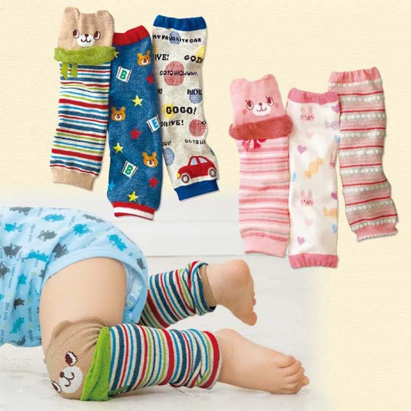 Four Seasons Kawaii Kids Knee Socks Pure Cotton Newborn Breathable Jacquard Boy Girl Knee Pads Comfortable Babys Loungewear Gift