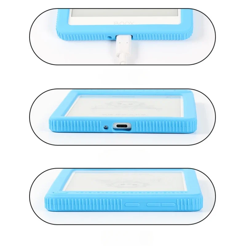 Soft Silicone Cover For Funda Onyx Boox A6 (2024) Case 6" eBook Slim Shockproof Protector Back Coque