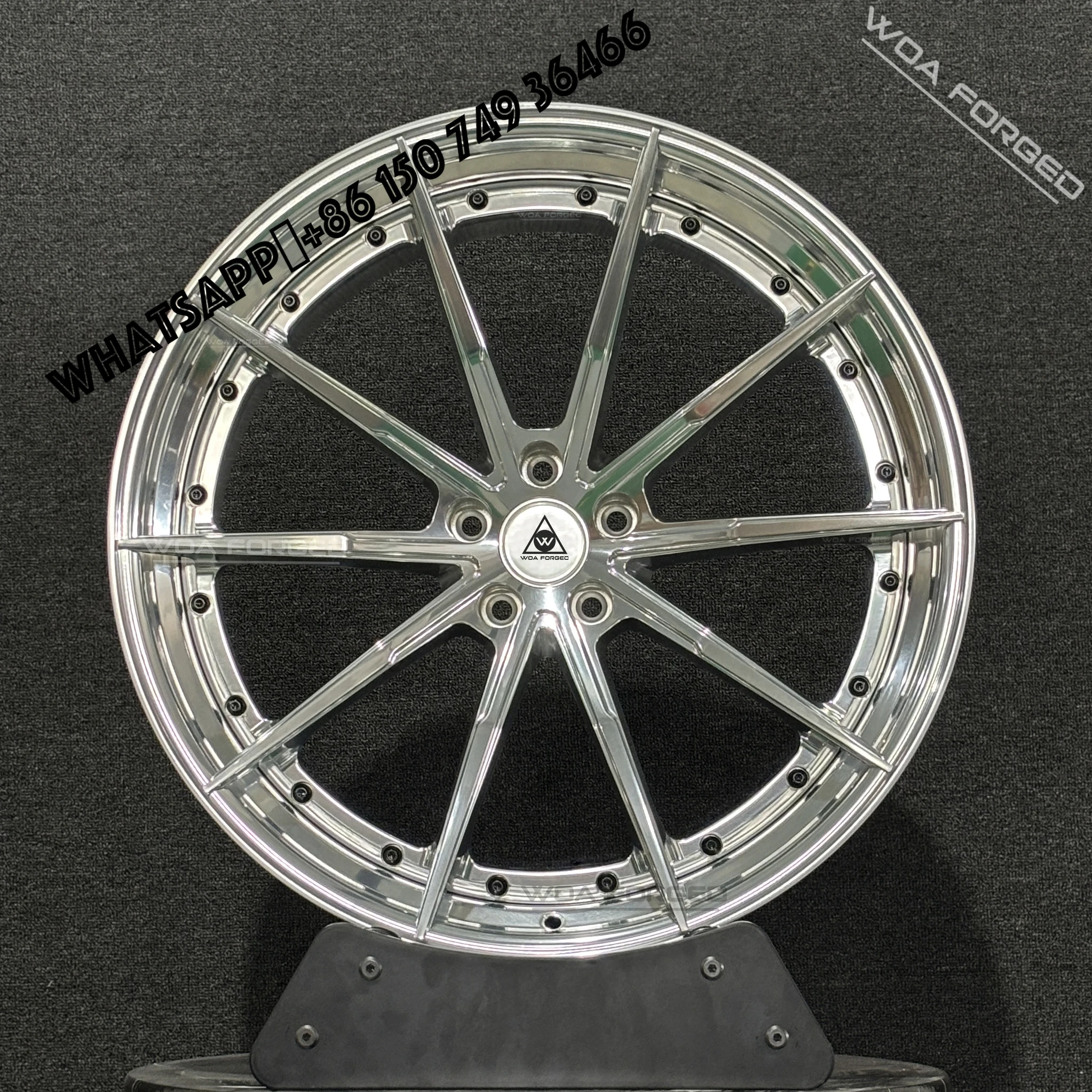

6061T6 New 16-24 inch Racing Car Forged Aluminum Wheels Lightweight 5x114.3 PCD for Chrome Offroad Wheels with 25mm 30mm 40mm