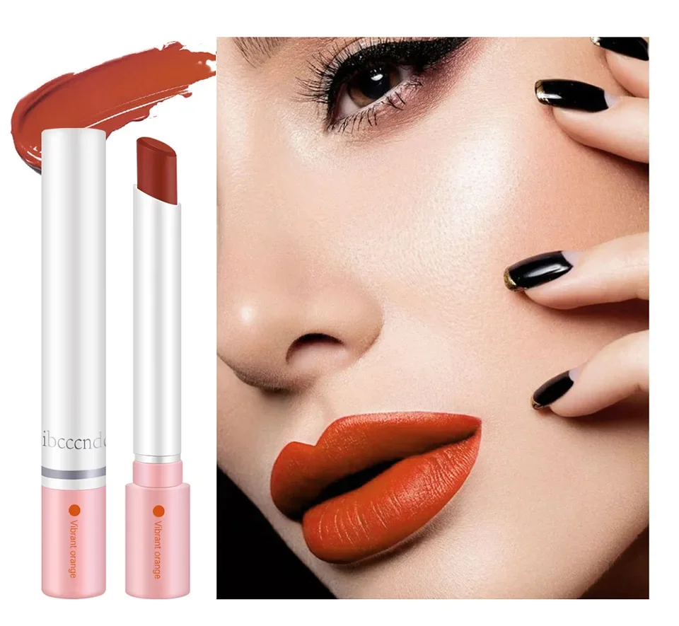 4 Colors Cigarette Lipstick Set Matte Lip Gloss Long Lasting Lip Glaze Waterproof Lip Stick Tube Nude Lip Tint Makeup Cosmetics