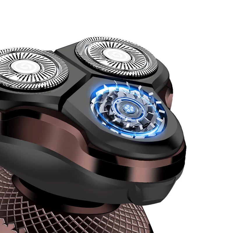 Barbeador elétrico recarregável masculino multifuncional premium, cabeça de aço inoxidável de alta qualidade ajustável para corpo, usb doméstico