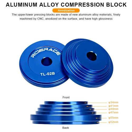 Imagen 2 del producto Herramientas de instalación de auriculares de bicicleta, soporte inferior de bicicleta profesional, taza BB, herramientas de reparación de ciclismo para MTB y carretera