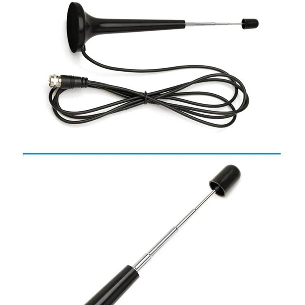B29C-2X 72-868Mhz Radio TV FM DTMB Antenna Telescopic 15Dbi High Gain Antenna With F Male Connector