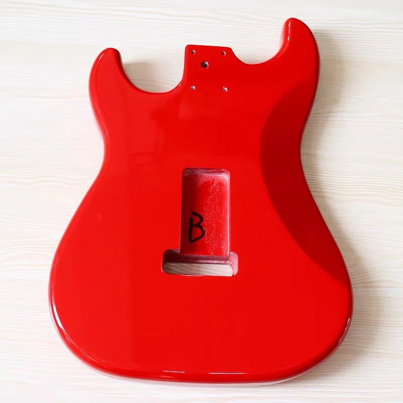 S T Electric Guitar Body Assembly, DIY Poplar, Three-Single Universal Body, Semi-finished, Wood, Xylophone, High Quality