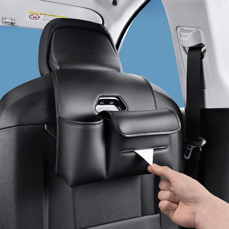 Car Tissue Box For Lincoln Nautilus Multifunctional Seat Storage Storage Box Interior Modification Accessories Supplies Tools