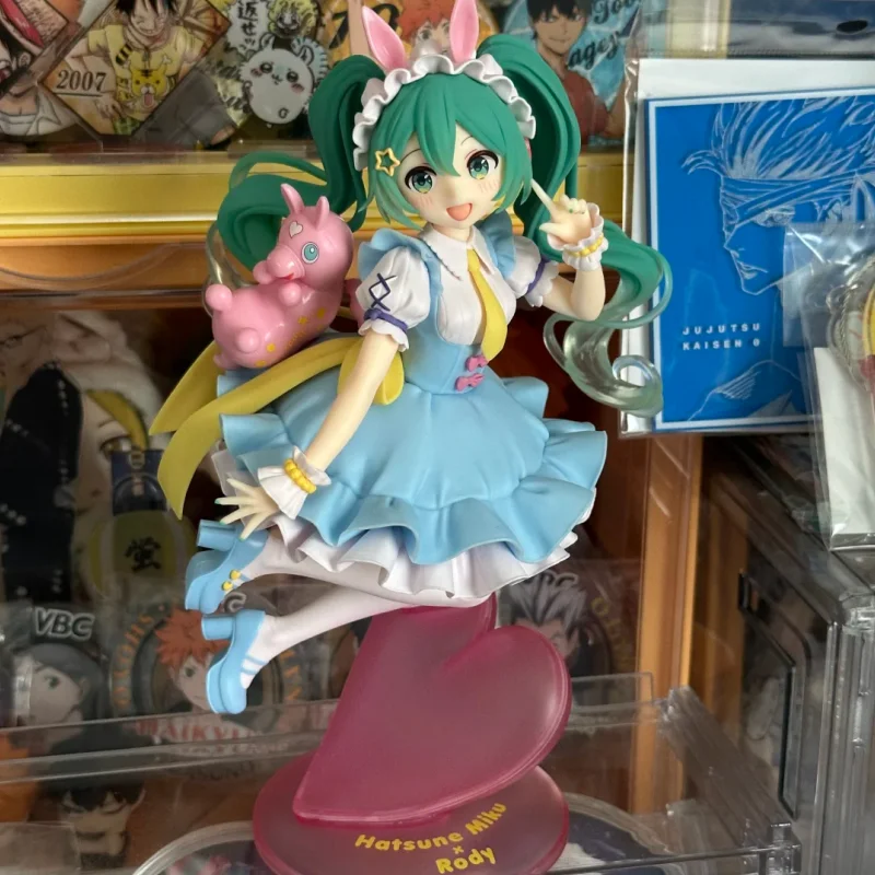 初音ミク×ロディワンダーランドver-タイトー-amp-ボーカロイドアニメフィギュアミクコレクション装​​飾モデルガレージキットおもちゃギフト