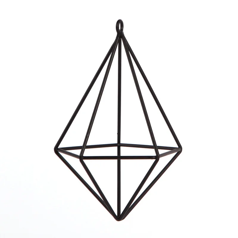 Bracket Hanging geometric Shape Decoration Wall Flower Home Mounted Ornament Outdoor Plant Art Rack Furnishing