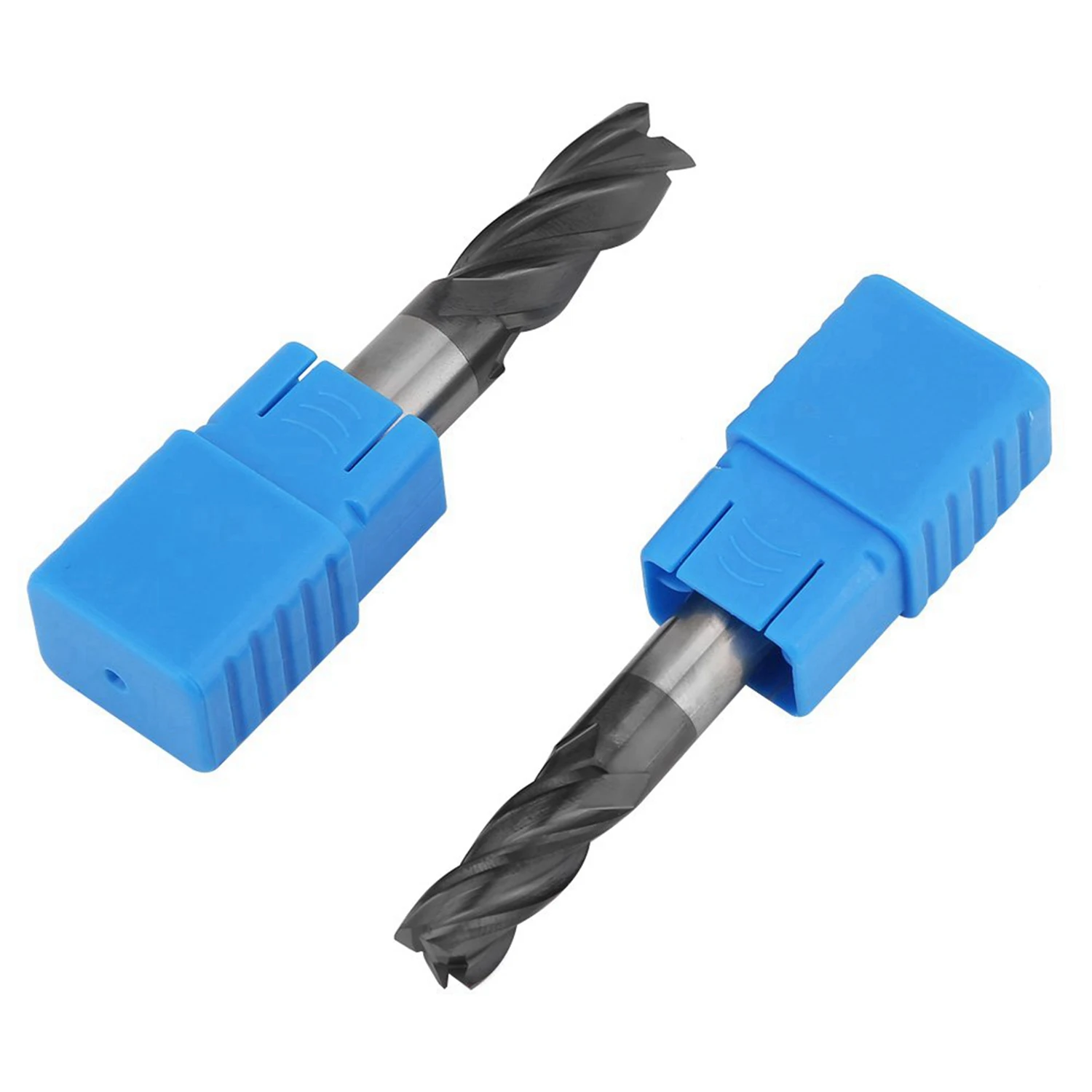 

-ABLP 5Pcs/Lot 6X32mm Two Flutes Straight Router Bits & 8Pcs 2-12Mm Carbide End Mill 4 Flutes End Mill Set Milling Cutter