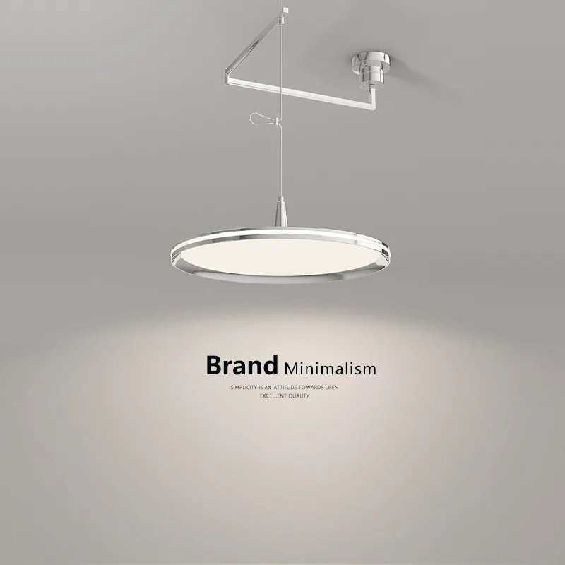 Modern Rocker Arm LED Chandeliers Living Dining Room Kitchen Lights Movable Bar Desk Hanging Lamps Indoor Lighting Home Decor