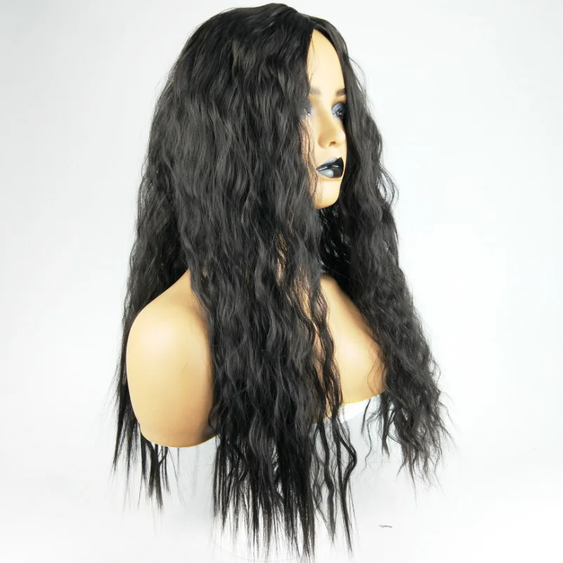 Street Trendy And Cool Small Curly Wig For Women, Unique Hairstyle, Three Color Designs