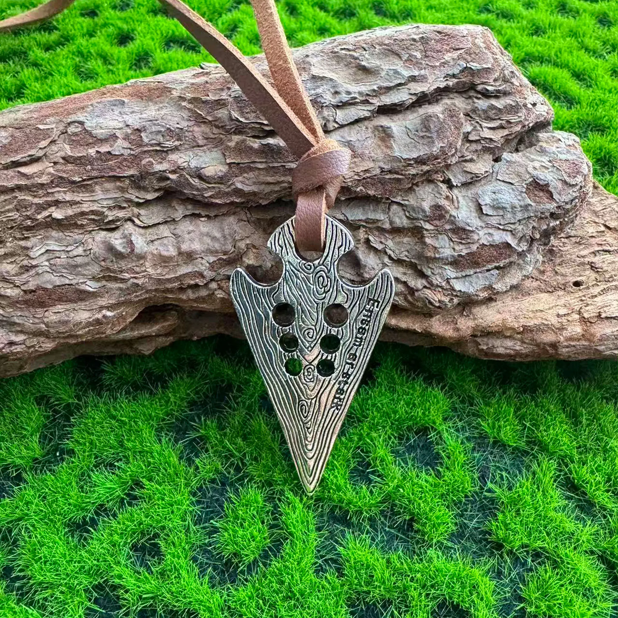 Viking Retro Spear Pendant Necklace Men's Necklace Fashion Trendy Unique Niche Versatile Adjustable Necklace Jewelry Women's Necklace Party Accessory Valentine's Day Mother's Day Father's Day Birthday Gift