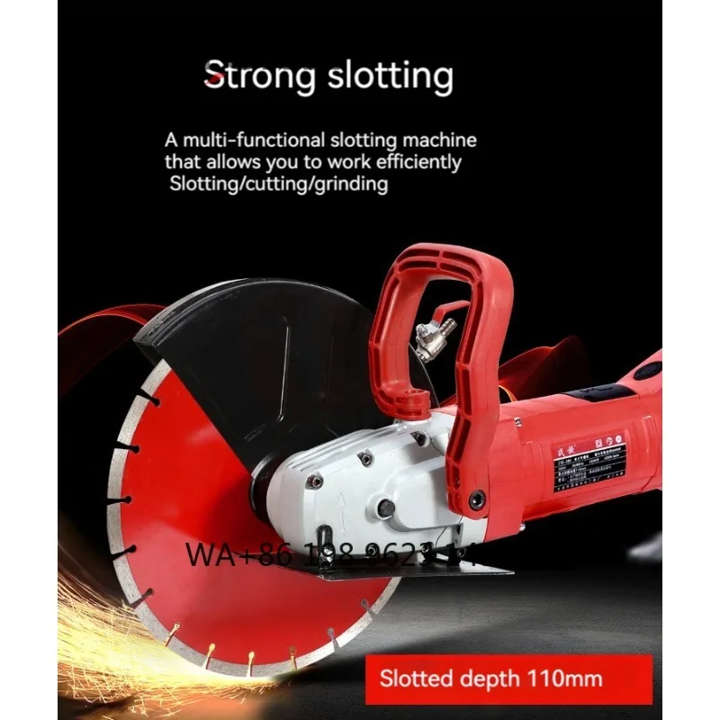 Fully Automatic Dust-free Wall Chaser Multifunctional Concrete Grooving  for Hydropower Wiring Project
