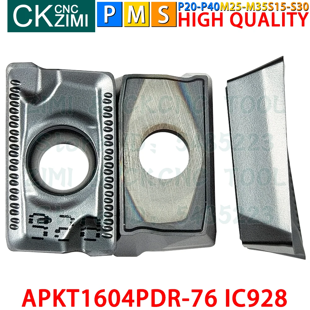 APKT1604PDR-76 IC928 APKT 1604 PDR 76 IC928 Carbide Lắp Vai Xay Lắp Dụng Cụ APKT 1604PDR Tiện Bằng Máy CNC Indexable Cắt