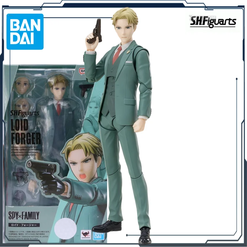 

BandaiOriginal SHF Spy House Series Lloyd Foggie Animation Action Doll Hand-made Toy Collection Model Ornaments Children's Gifts