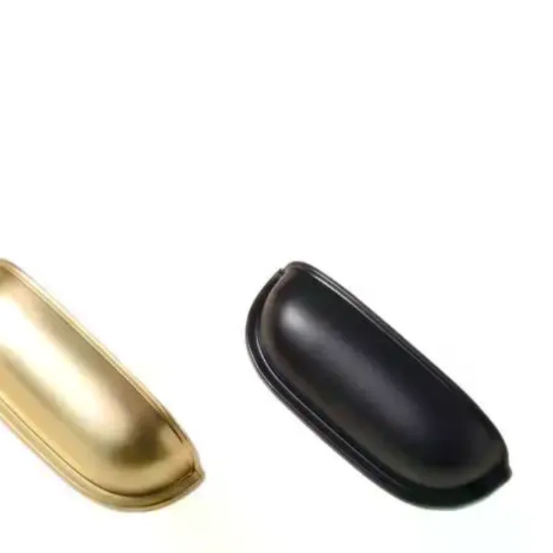 Shell Drawer Handle French Wardrobe Door Handle Nickel Brushed Cabinet Door Pull Kids Room Bookcase Desk Pull Furniture Hardwar