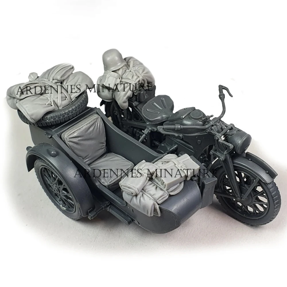Resin Model Soldier accessories, 1/35 motorcycle parts, GK, military theme, Unassembled and unpainted kit