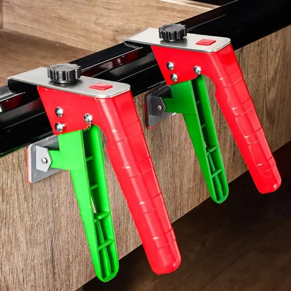 

Quick Press Drawer Fixing Clamps Woodworking Anti-slip Drawer Installation Clips Stable Auxiliary Jig Quick Drawer Clamps