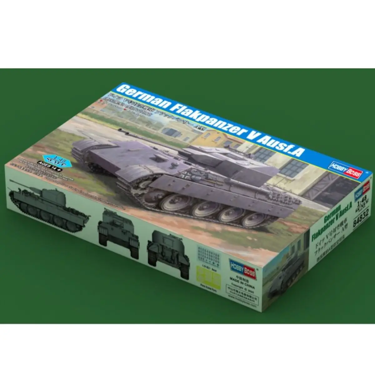 

Масштаб 1/48 немецкий Flakpanzer V Ausf.A HOBBY BOSS 84832, комплект пластиковой модели в сборе